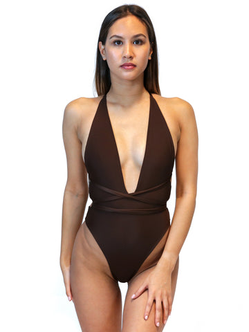 ARIA ONE PIECE / BROWN